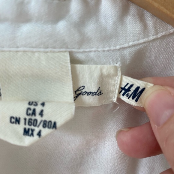 White popover shirt - Picture 3 of 4